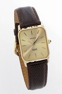 14K gold Geneve Swiss Movement Watch