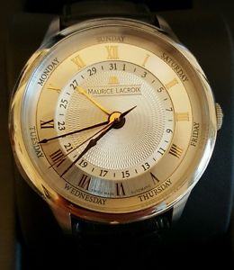 Maurice Lacroix Masterpiece Cinq Aiguilles Automatic 40mm Mens Dress Watch NEW