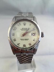 Rolex Datejust Ref.16014 ghiera oro bianco anno 1985