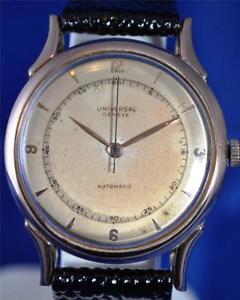 Universal 18ct Rose Gold Bumper Automatic Gent’s Watch