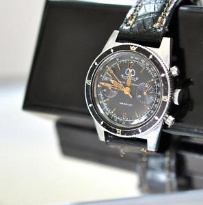 Vintage Aqualung 1962 Dive Watch Aqua Lung Chronograph pour U.S. Divers Company