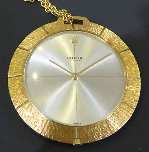 ROLEX DE BOLSILLO.- LEPINE .-EN ORO DE 18 KILATES.- LLEVA SU CADENA EN ORO DE 18