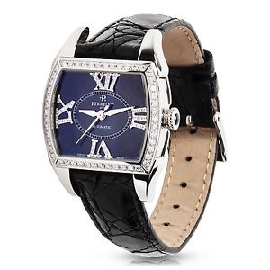Ladies Stainless Steel Classic Perrelet Automatic Diamond Bezel Watch