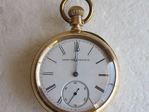 Antique Elgin OF Convertible Pocket Watch 14kt Gold