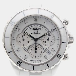 Auth CHANEL J12 41mm 9P Diamond Men's Automatic 122657