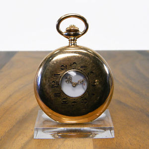 SJG MAX MAYER JACCARD DU GROS HALBSAVONNETTE TASCHENUHR 14K 585ER GOLD SCHWEIZ