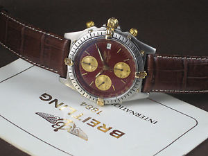 BREITLING CHRONOMAT CRONOGRAFO ACCIAIO E ORO FULL SET REF. B 13047 - 81.950