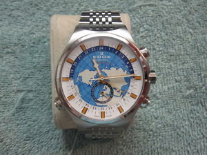 Edox Geoscope World Time- Limited Edition W/ Complete Box Set- LOW BUY IT NOW