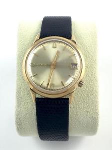 Vintage 1968 Bulova Accutron M7 18k Yellow Gold Men's 218-D Movmt Quartz Watch