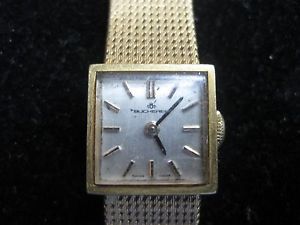 Vintage BUCHERER 18K Yellow Gold Ladies' Luxury WRISTWATCH
