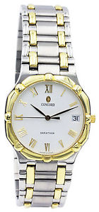 Concord Saratoga 18k Yellow Gold and Stainless Steel
