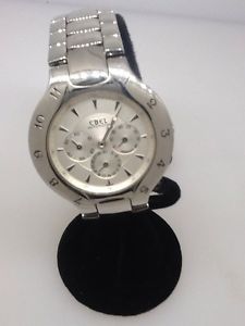 EBEL LECHINE RONDE AUTOMATIC CHRONOGRAPH STAINLESS MEN'S WATCH 9964980 NWT!!!!