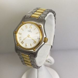 EBEL 1911 CLASSIC SS  & 18K GOLD LADIES WATCH 1087902/0260C BNIB! $6,330 RETAIL!