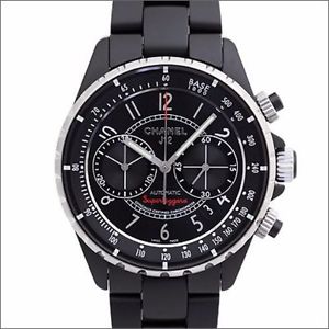 CHANEL J12 Superleggera H3409 Matte Black Ceramic Auto Mint #1066 Free Ship