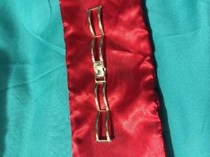 Custom 18k Solid Gold Watchband With 19.8 Mm Tubes At The Lugs