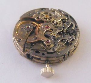 Vintage Valjoux 72C Movement . Working