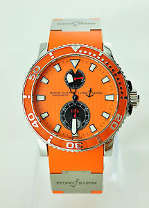 ⚓ ULYSSE NARDIN MAXI MARINE DIVER CHRONOMETER 263-33-3/97, Men's watch, LNIB