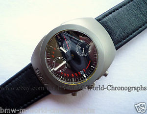 BMW Titanium Motorsport Swiss Made Ventura Automatic Valjoux Chronograph Watch