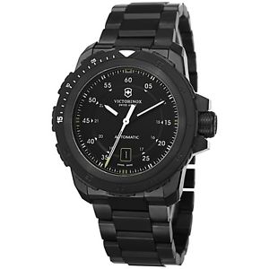 Victorinox Swiss Army Alpnach Mechanical Automatic Black Dial Black Ion-plated M
