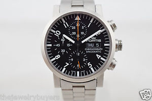 Fortis Automatic Chronograph Spacematic Day Date 40mm Men's Watch 625.22.141