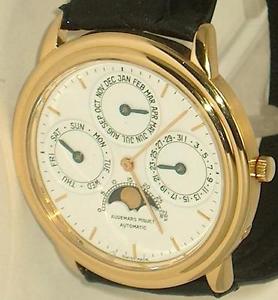 Audemars Piguet Amazing Solid 18K Gold Quantieme Perpetual Moonphase For Men