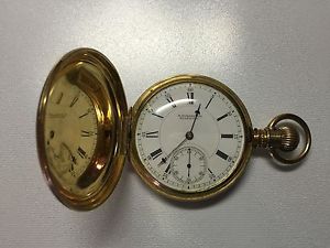 Rare E.Howard 18k Solid Gold 18 Size Pocket Watch / 133 Grams Working Perfect