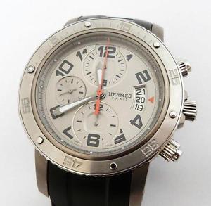 Hermes Clipper Chronograph CP2.941 Titanium. Automatic. Box & Papers. Excellent.