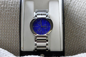 mens movado elliptica chronograph 84 h1 1890 electric indigo blue dial sweet