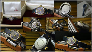 TUDOR PRINCESS OYSTERDATE 7616/3 STAINLESS STEEL GOLD VINTAGE WATCH AUTOMATIC