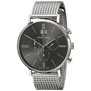 Maurice Lacroix Mens EL1088-SS002-810 Eliros Analog Display Analog Quartz Silver