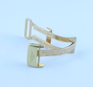 CHIUSURE BREITLING 18MM COME NUOVO 18K ORO 750 RARO OTTIMO STATO ORO GIALLO