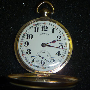 1917 1918 Illinois 16S 23J Sangamo Special Pocket Watch Montgomery Dial FREE S&H