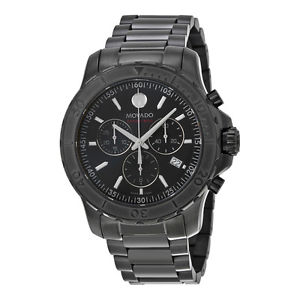 MOVADO Series 800 Chronograph Black PVD Stainless Steel Men's Watch