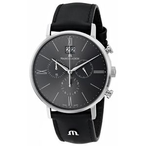 Maurice Lacroix Mens EL1088-SS001-810 Eliros Analog Display Analog Quartz Black