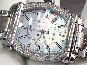 Phillipe Charriol watch Diamond Bezel Chronograph original band ref. 060T2