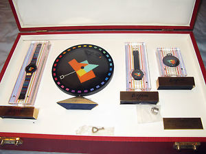Movado Yaccov AGAM's Rare 4 Watch Set "Multidimension" Uncirculated Collection