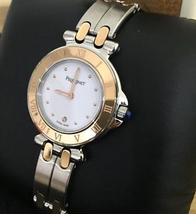 Ladies Pequignet Moorea New Old Stock 18k Rose Gold Sapphire 7759418 Rrp £1895