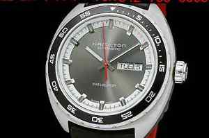 Auth HAMILTON Pan-Surop H354150 SS Auto Men's Watch(S Z8788)
