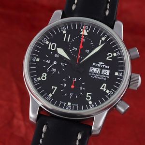 FORTIS FLIEGER AUTOMATIK CHRONOGRAPH HERRENUHR STAHL 597.10.141 VP: 2195,- €