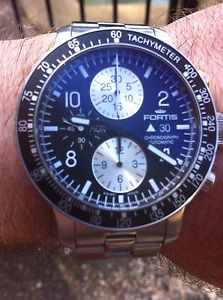 Fortis B-42 Stratoliner Chronograph Auto 42mm Steel /Strap Watch