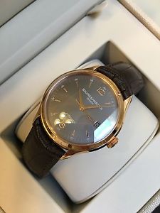 Baume et Mercier Clifton Automatic 18k Red Gold Watch Men 10059 NEW