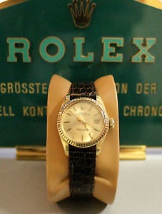 ROLEX DATEJUST REF. 6917 LADY GOLD WATCH UHREN OROLOGIO MONTRE OYSTER PERPETUAL