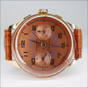 Herrenuhr Chronographe Suisse 18kt Gold Cal. Landeron 248