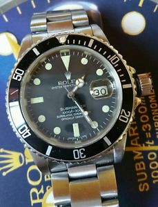 Rolex submariner 16800 transitional transizione 80's vintage tritium  trizio