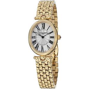 FREDERIQUE CONSTANT ART DECO DAMEN 30MM GOLD EDELSTAHL ARMBAND UHR FC200MPW2V5B