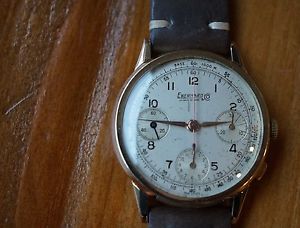 Eberhard Chronograph 18k gold 39mm