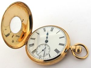 18ct. Gold Half Hunter Pocket Watch