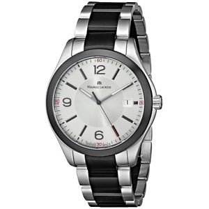 Maurice Lacroix Mens MI1018-SS002-131 Miros Analog Display Analog Quartz Silver