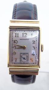 Vintage Solid 18k Gold HAMILTON Winding Watch c.1940s Cal 982* EXLNT* SERVICED