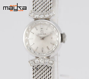 Omega Ladies White Gold 18k and Diamonds - 1963